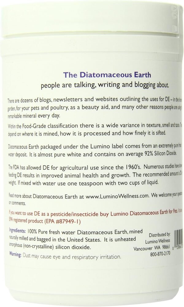 Lumino Home Diatomaceous Earth Review Pure Food Grade Cleaner Benefits Explained