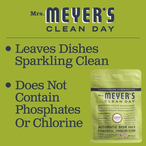 Mrs Meyers Clean Day Dishwasher Pods Review Best Lemon Verbena Detergent