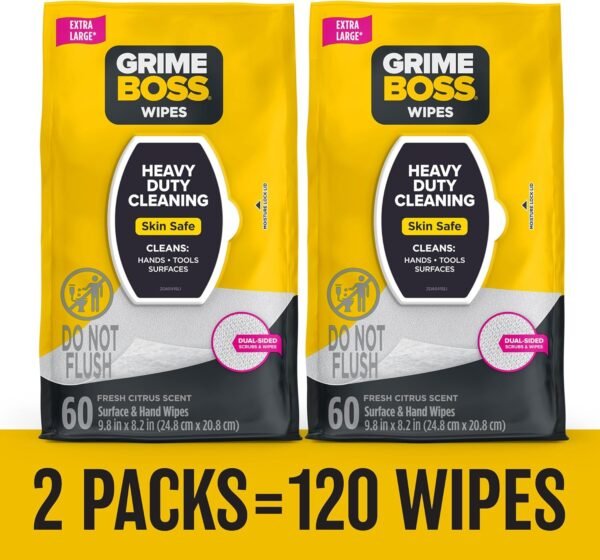 Comprehensive Review of Grime Boss Heavy Duty Surface and Hand Wipes by NicePak
