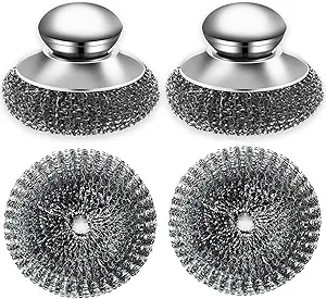 81pXJc5bN5L.__AC_SX300_SY300_QL70_FMwebp_ YZRIZX Stainless Steel Wool Scrubber Review Best Heavy Duty Dish Scouring Pads