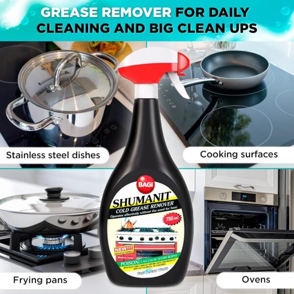 Cold Grease Remover Review SHUMANIT Best All Purpose Cleaner for Tough Kitchen Grease
