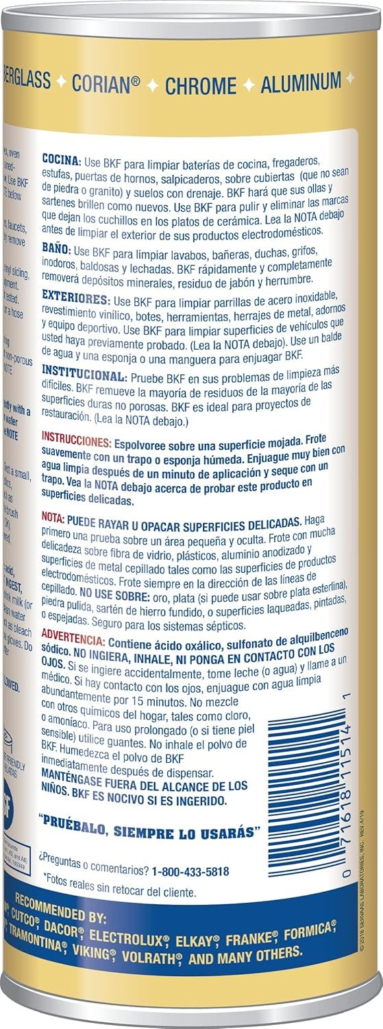 Bar Keepers Friend Powder Cleanser Review Best Multipurpose Cleaner for Stainless Steel and Bathroom