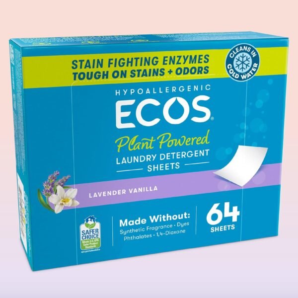 ECOS Laundry Detergent Sheets Review Sustainable Plastic Free Cleaning Power