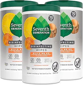 Seventh Generation Disinfecting Wipes Lemongrass Citrus Review Kills 99.99% Germs