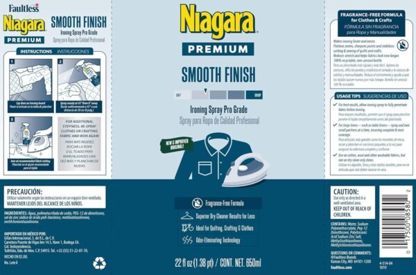 81tk7Q1CRkL._AC_SL1500_ Faultless Spray Starch Review Eco Friendly Ironing Enhancer Reduces Wrinkles Effortlessly