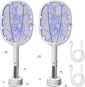 Lulu Home Bug Zapper Review High Voltage 2 in 1 Mosquito Swatter Performance