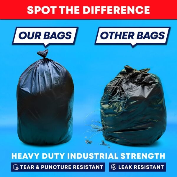 Heavy Duty 55 Gallon Trash Bags Tasker Review Durable and Puncture Resistant Liners
