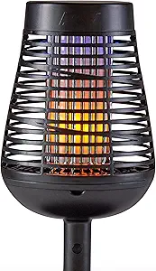 PIC Solar Bug Zapper DFST Review Modern Outdoor Insect Killer Torch Performance