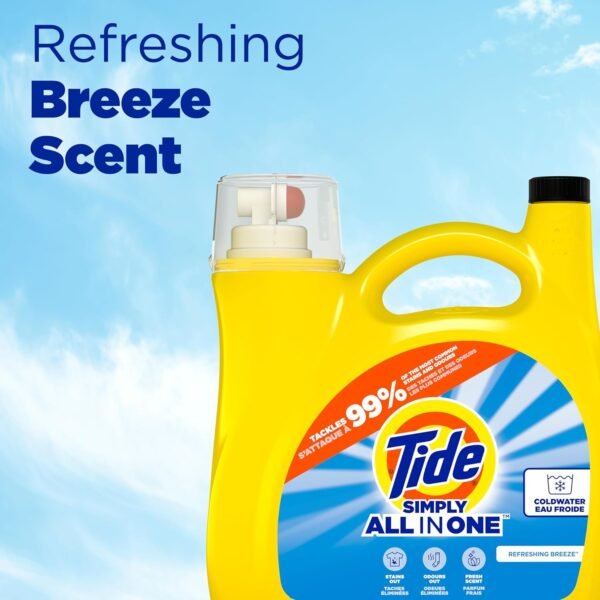Tide Liquid Laundry Detergent Review Tackling Stains and Odors with Refreshing Breeze Scent