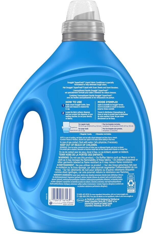 Snuggle Liquid Fabric Softener Review How SuperFresh Original Eliminates Odors and Boosts Softness
