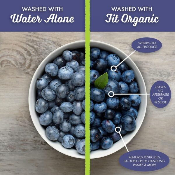 Review of Fit Organic Fruit and Vegetable Wash Soaker 32 FL Oz 2-Pack